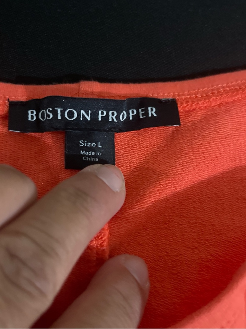 Boston Proper Coral Scoop-Neck Maxi Dress sz L - Picture 5 of 7